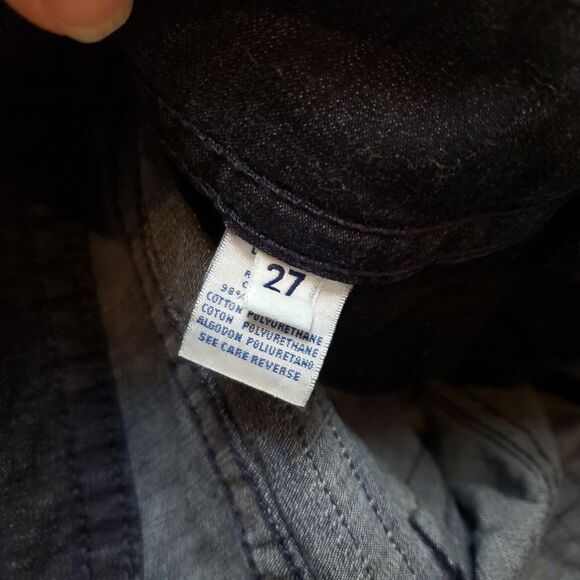 HUDSON Blue Wide Leg Flare Jeans made in USA size 27 dark wash - Picture 9 of 16